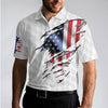 Awesome Hoodie Golf American Flag 3D All Over Print Polo Shirt DC099
