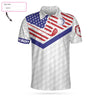 Awesome Hoodie Golf American Flag 3D All Over Print Polo Shirt DC099