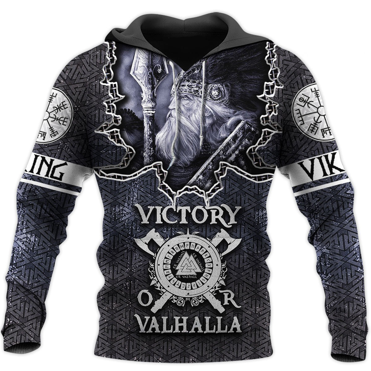 Awesome hoodie-Viking God 3D All Over Printed for Men and Women Hoodie TH055