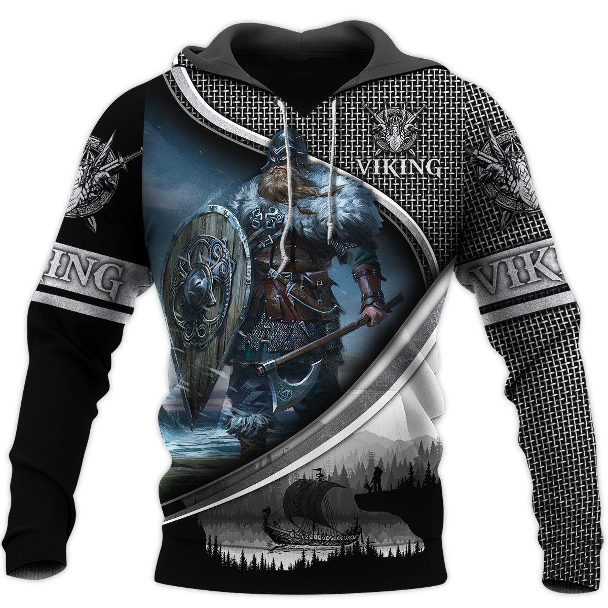 Awesome hoodie-Viking God 3D All Over Printed for Men and Women Hoodie TH059