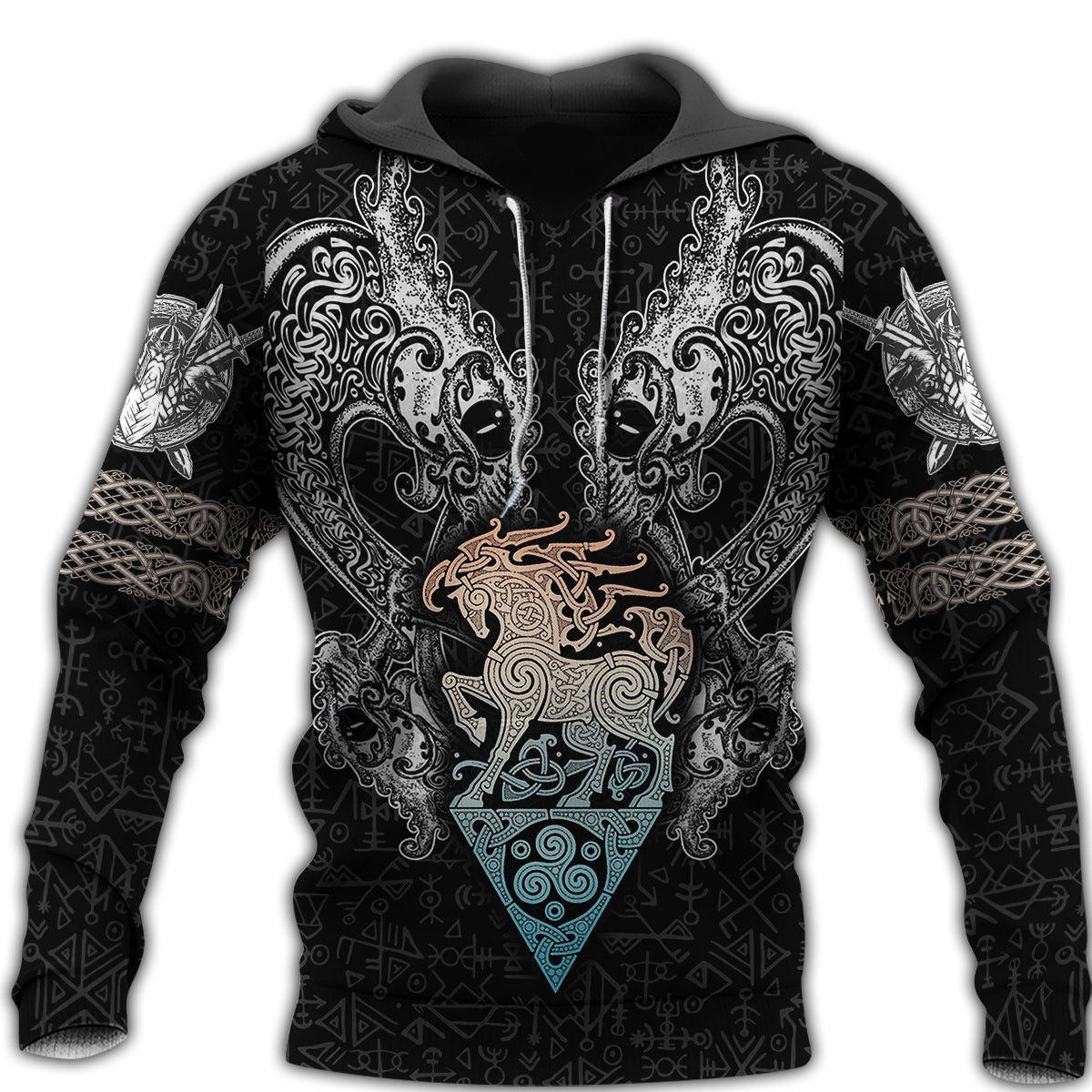 Awesome hoodie-Viking God 3D All Over Printed for Men and Women Hoodie TH056