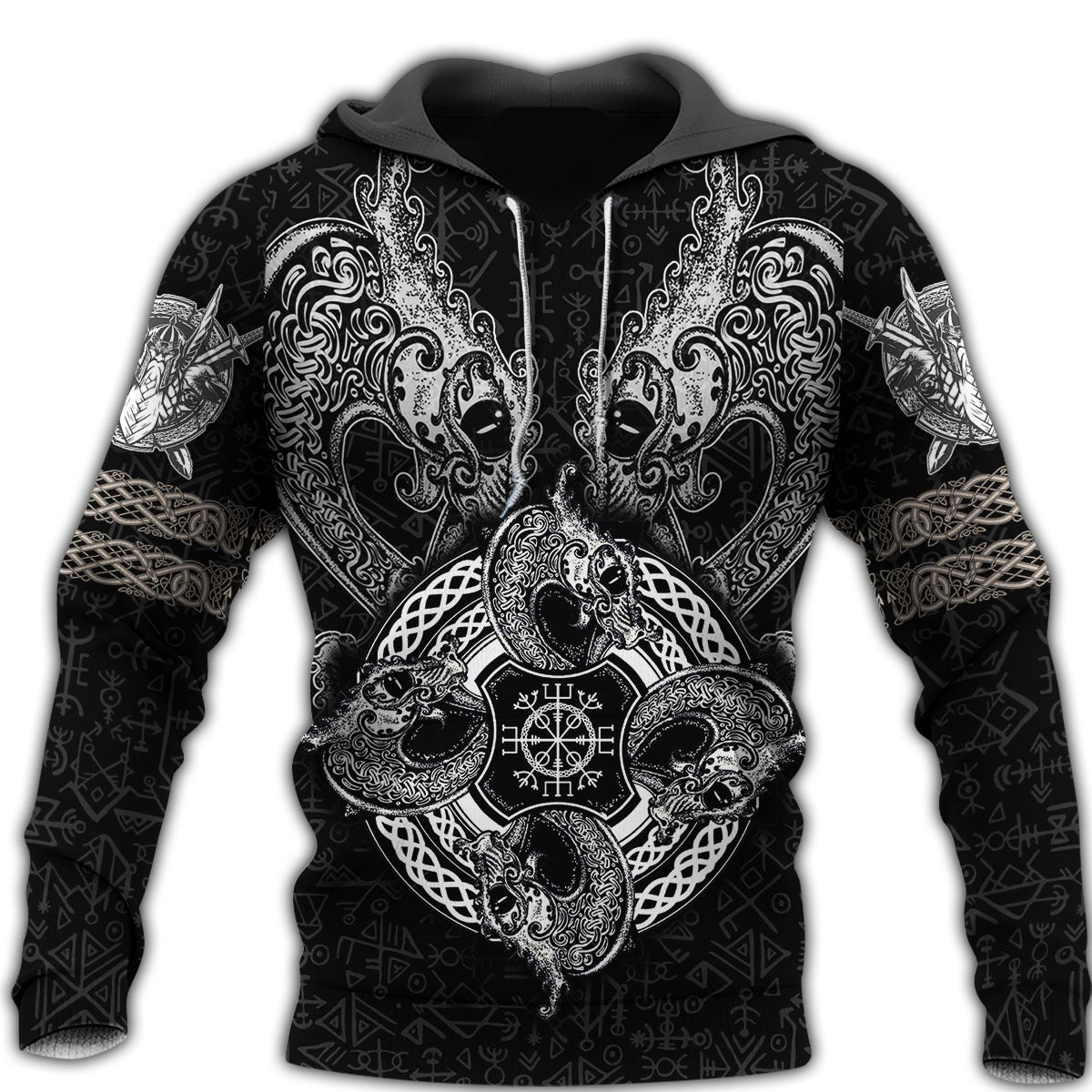 Awesome hoodie-Viking God 3D All Over Printed for Men and Women Hoodie TH058