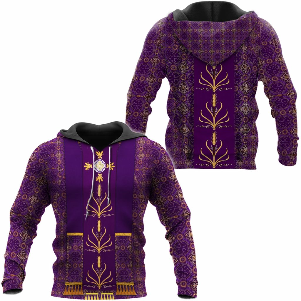 Awesome hoodie 3d all print Gothic style Chasuble Vestments with Golden Embroidery for Men and Women, T-Shirt, Zip Hoodies, Sweatshirt NQ331