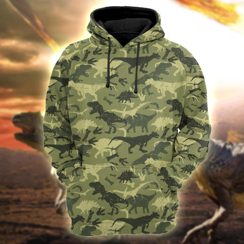 Awesome Hoodie Dinosaur Camo for Men and Women HBC221