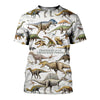 3D All Over Printed Dinosaurs Shirts and Shorts
