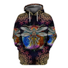 Awesome hoodie 3d all print Hippie Dragonfly for Men and Women, Zip Hoodies NQ230