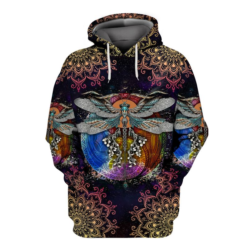 Awesome hoodie 3d all print Hippie Dragonfly for Men and Women, Zip Hoodies NQ230