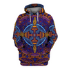 Awesome hoodie 3d all print Hippie Magic Mushroom for Men and Women, Zip Hoodies NQ231