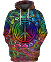 Awesome hoodie 3d all print Hippie Peace Sign for Men and Women, Zip Hoodies NQ233