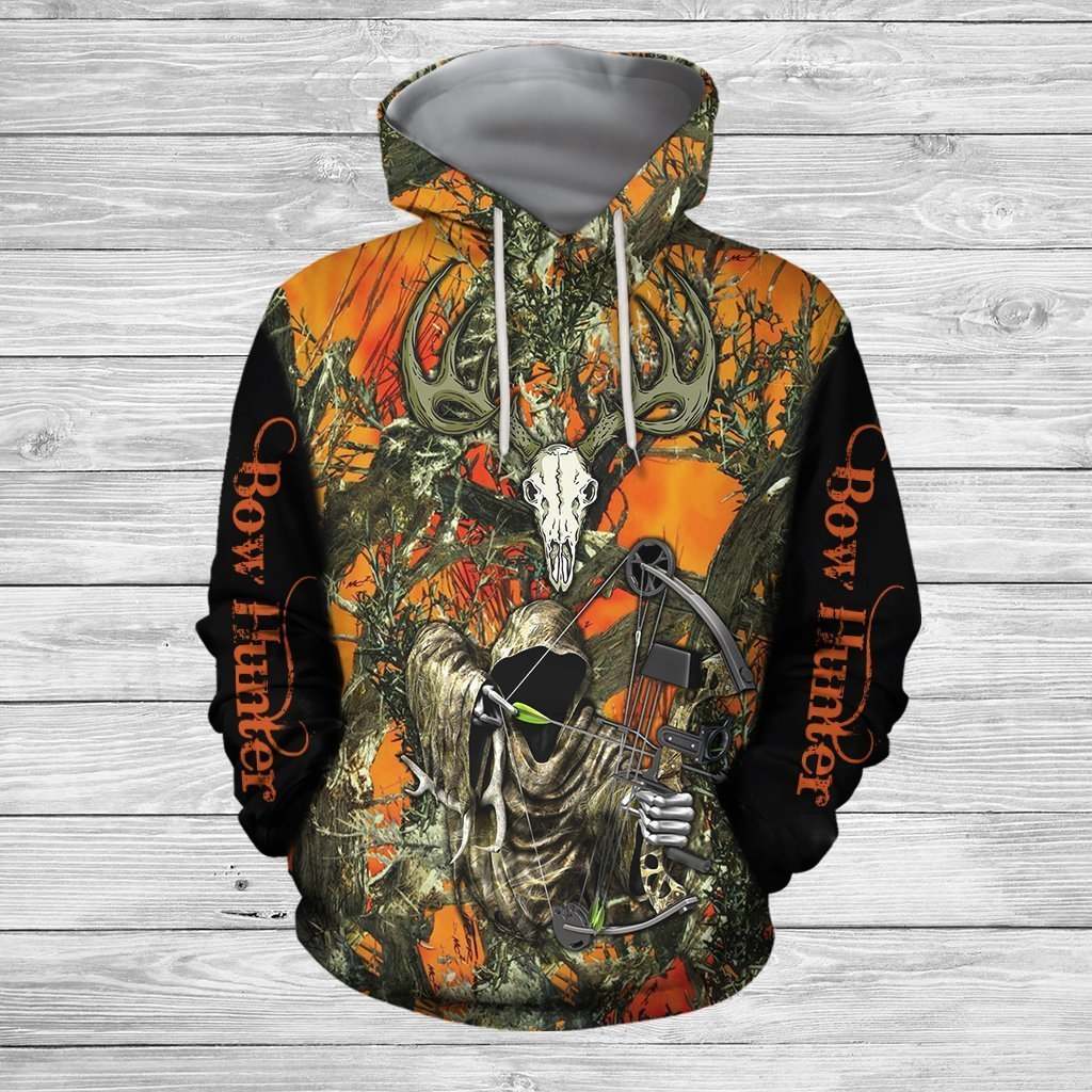3D All Over Printed Grim Reaper Bow Hunter Camo