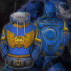 3D All OVER PRINT BLUE  40K ARMOR