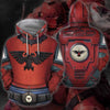 3D All OVER PRINT RED  40K ARMOR
