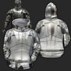 3D All Over Printed Knight Armor Tops