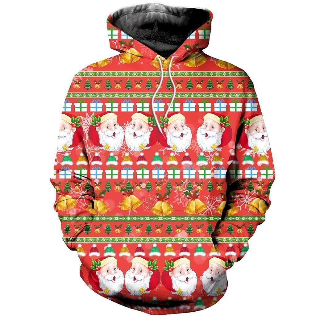 Awesome Hoodie Santa Ugly Christmas for Men and Women HBC335