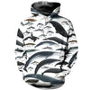 3D ALL OVER PRINTED WHALES DOLPHINS SHIRTS AND SHORTS