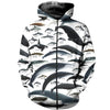 3D ALL OVER PRINTED WHALES DOLPHINS SHIRTS AND SHORTS