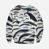 3D ALL OVER PRINTED WHALES DOLPHINS SHIRTS AND SHORTS
