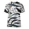 3D ALL OVER PRINTED WHALES DOLPHINS SHIRTS AND SHORTS