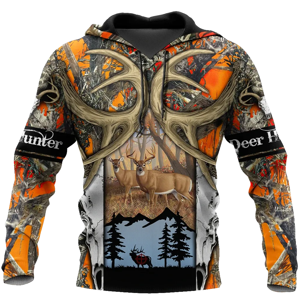 Awesome hoodie 3d all print Hunting Camo Hoodie for Men and Women, T-Shirt, Zip Hoodies, Sweatshirt NQ393