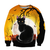 Awesome hoodie 3d all print Halloween Black Cat, T-Shirt, Zip Hoodies, Sweatshirt NQ0072