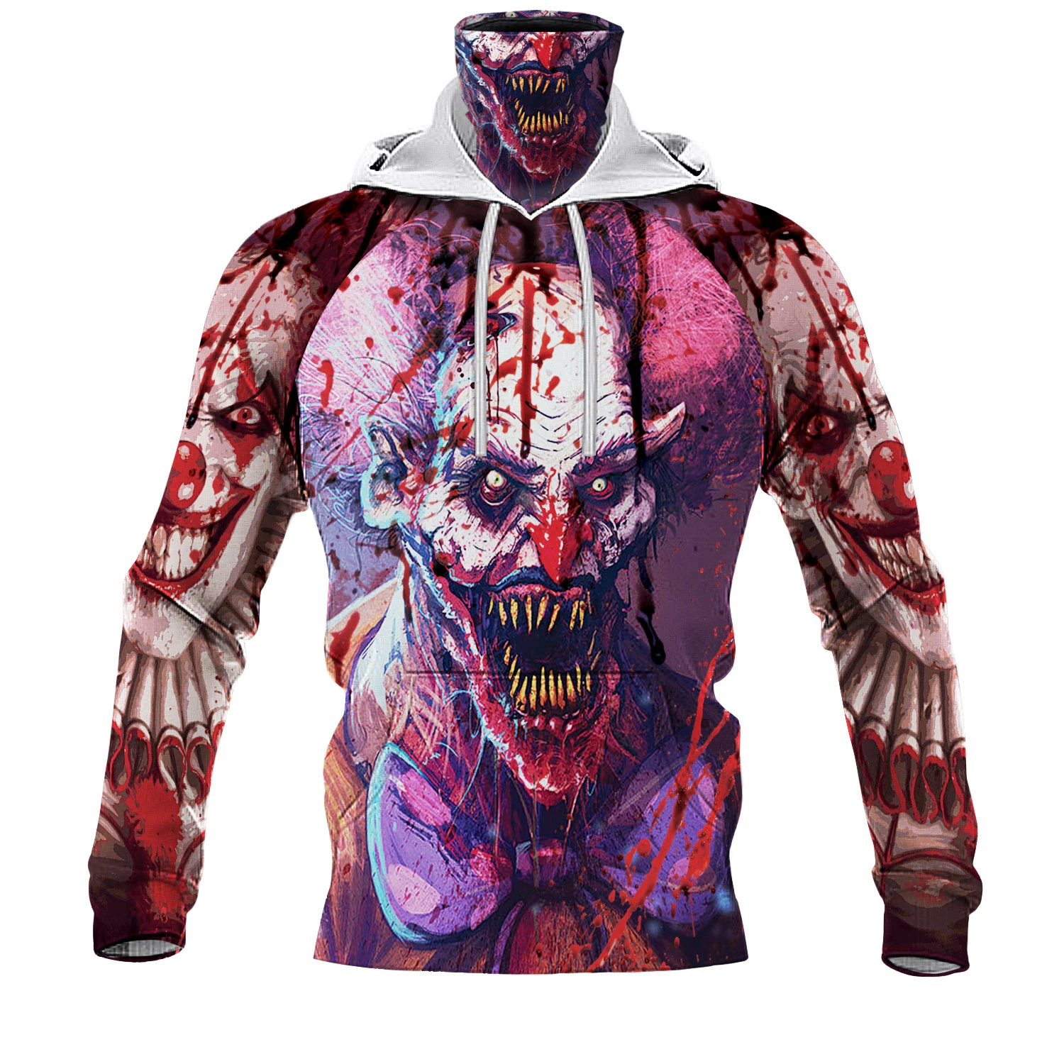 Awesome hoodie 3d all print Halloween Clown Hoodie for Men and Women, Zip Hoodies NQ121