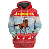 Awesome Hoodie Horse Christmas for Men and Women HBC333