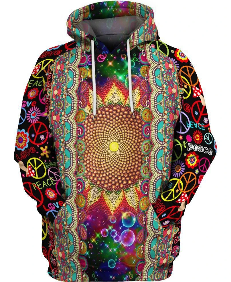 Awesome hoodie 3d all print Hippie Border Men and Women, T-Shirt, Zip Hoodies, Sweatshirt NQ369