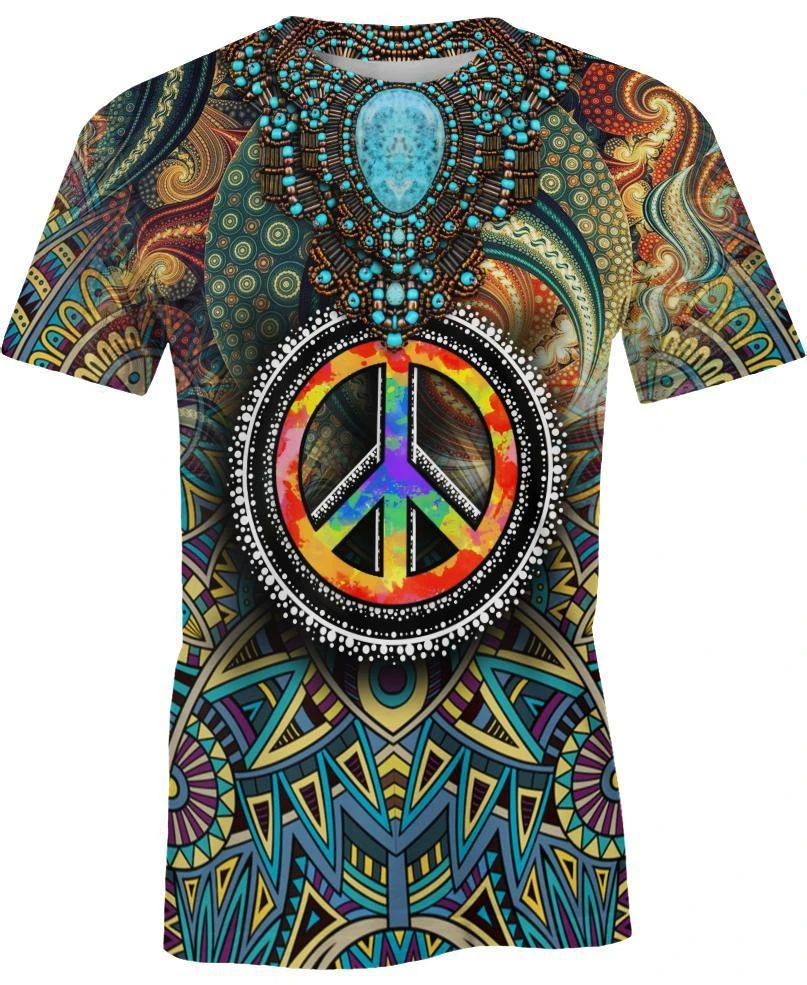 Awesome hoodie 3d all print Hippie Peace for Men and Women, T-Shirt, Zip Hoodies, Sweatshirt NQ305