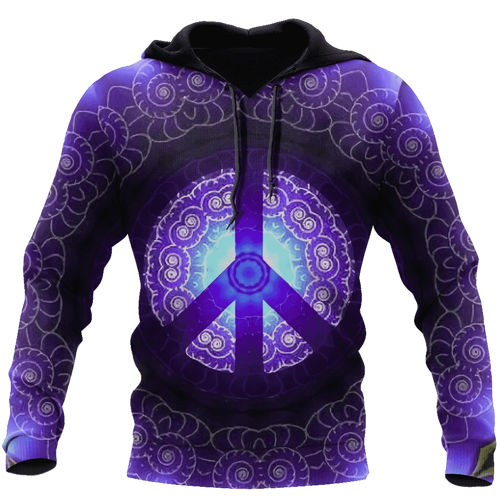 Awesome hoodie 3d all print Hippie Peace for Men and Women, T-Shirt, Zip Hoodies, Sweatshirt NQ354
