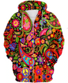 Awesome hoodie 3d all print Hippie for Men and Women, T-Shirt, Zip Hoodies, Sweatshirt NQ366