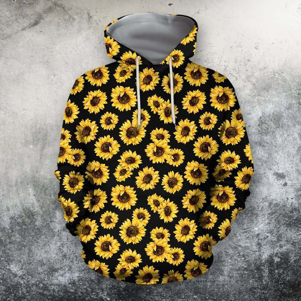 3D All Over Printing Sunflower Shirt