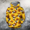 All Over Printing Sunflower Bee Flower Shirt