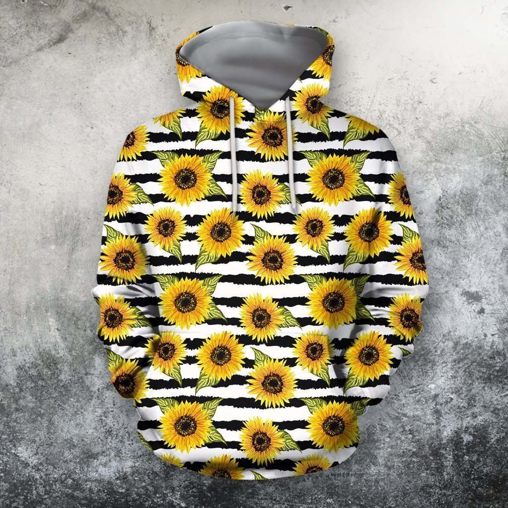 3D All Over Printing Sunflower Shirt