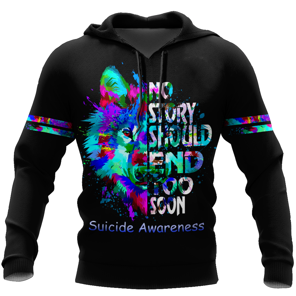 Awesome Hoodie Colorful Dog for Men and Women HBC284