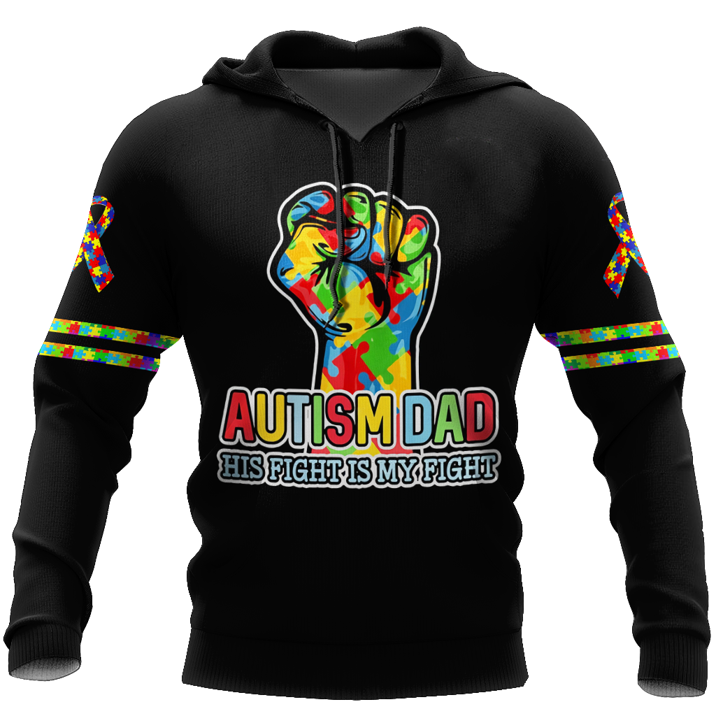 Awesome Hoodie Autism Dad for Men and Women HBC285