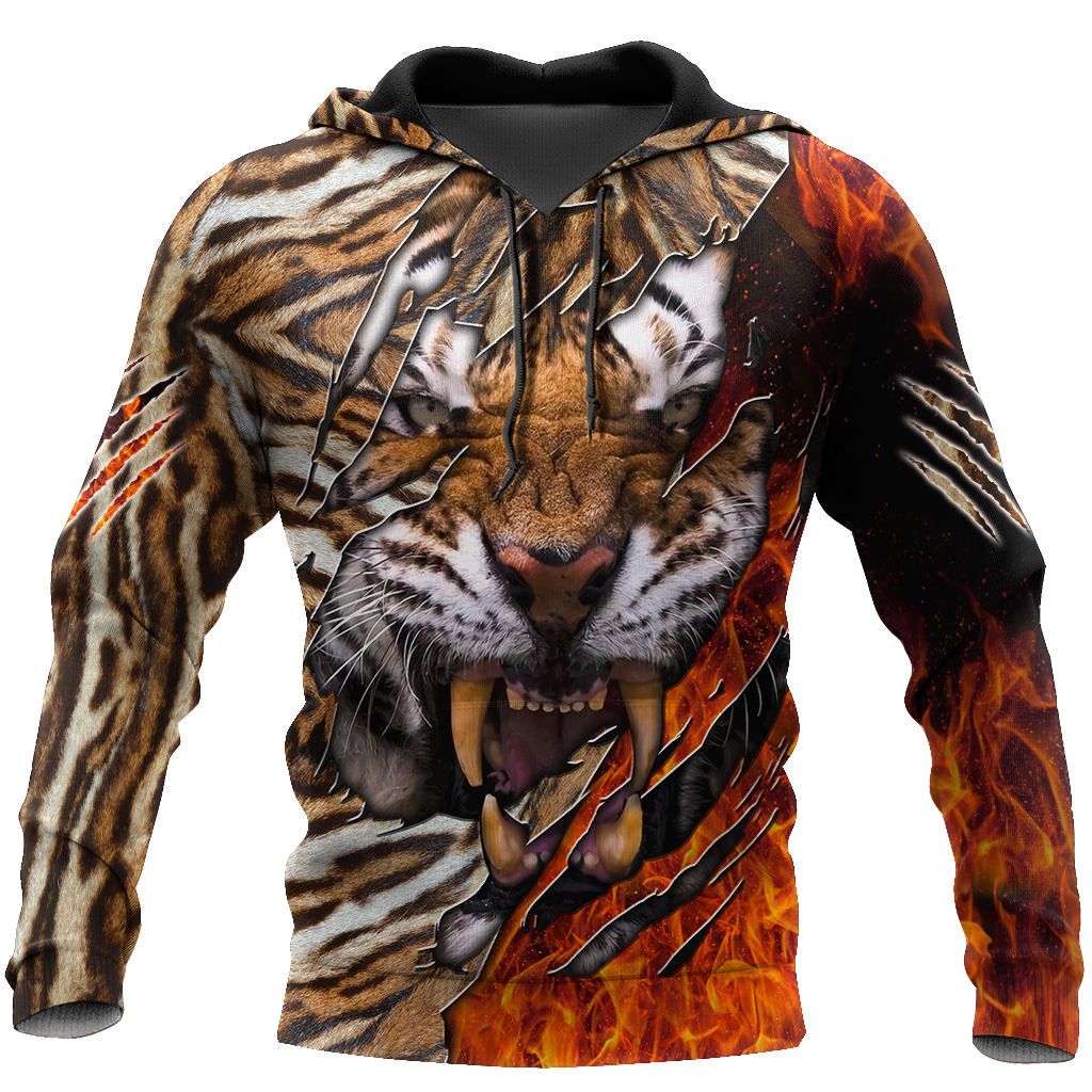 3D All Over Print Tiger for Men and Women, T-Shirt, Zip Hoodies, Sweatshirt HBC0063