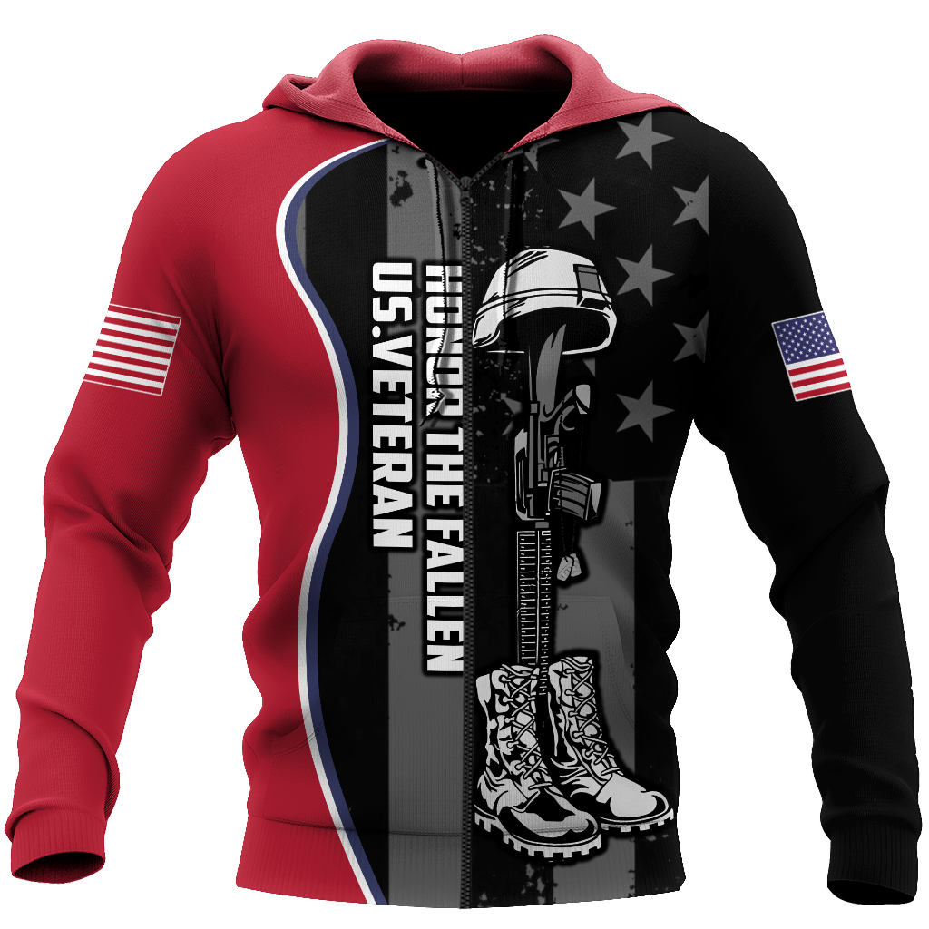 All Over US Veteran for Men and Women, T-Shirt, Zip Hoodies, Sweatshirt HBC105