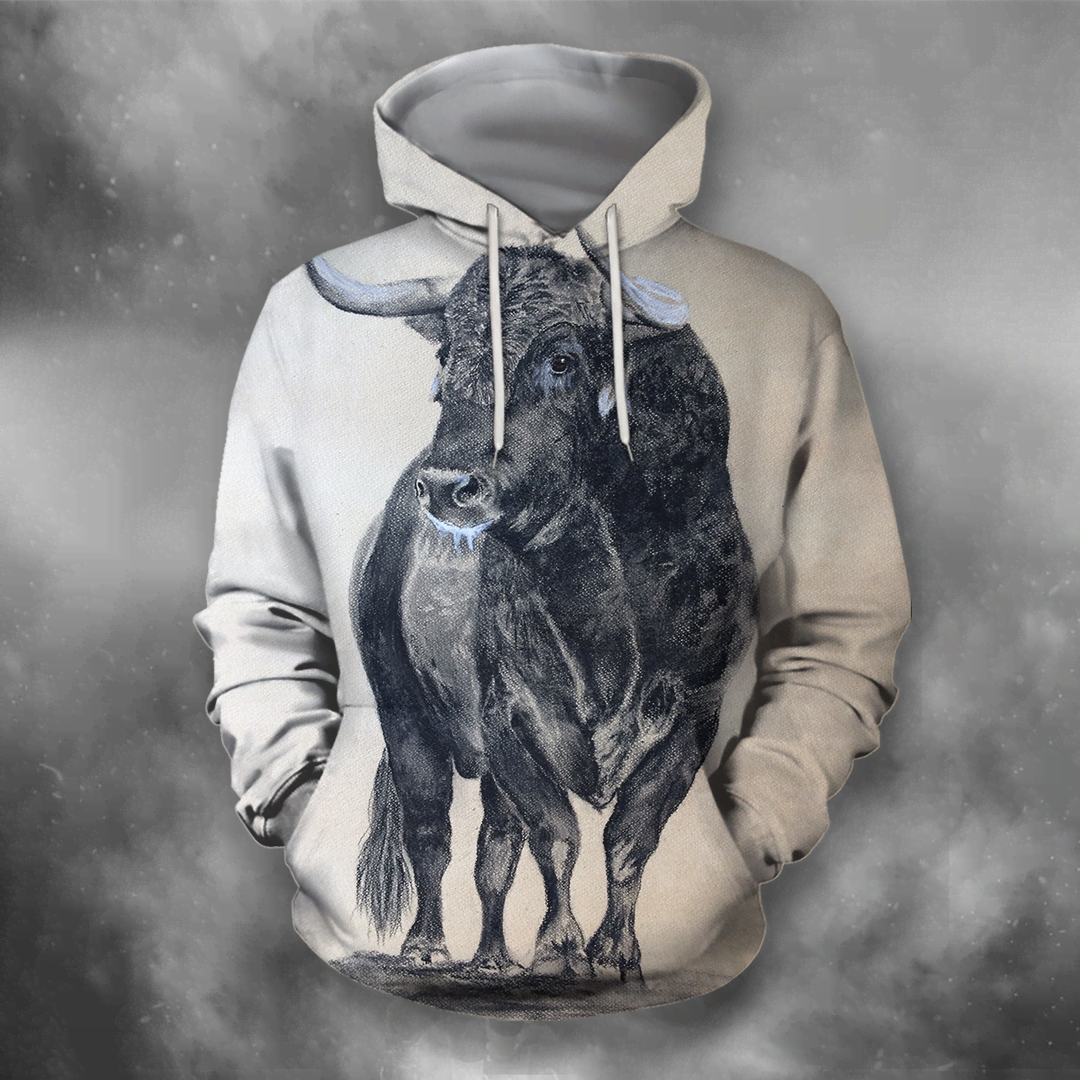 3D All Over Print Bull Art 7