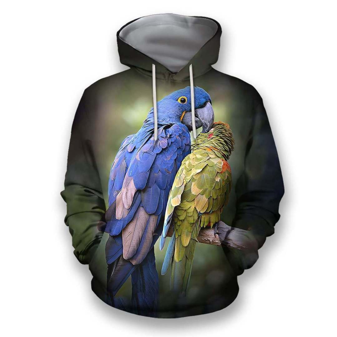 3D All Over Print Bird's of a Feather Hoodie
