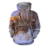 3D All Over Printed Deer Art Shirts and Shorts