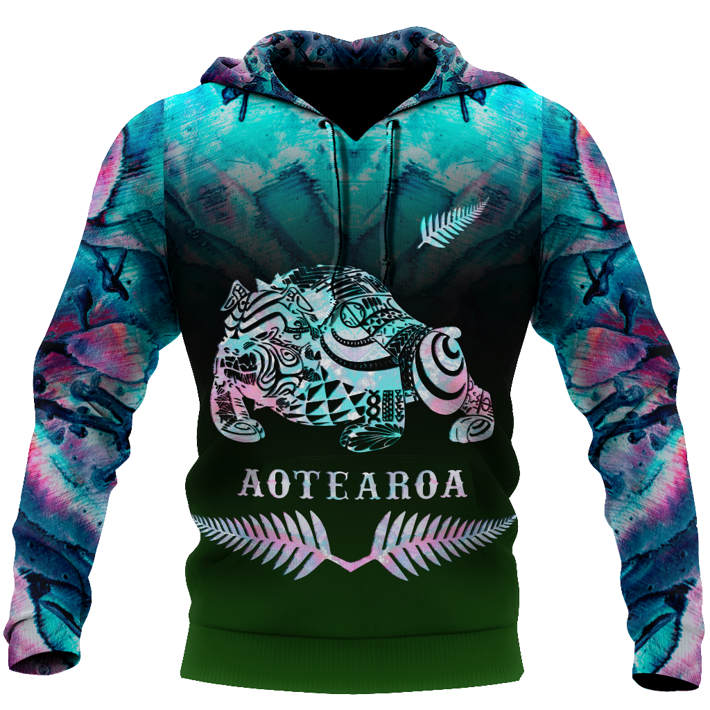 3D All Over Print Aoteroa Colorful for Men and Women, T-Shirt, Zip Hoodies, Sweatshirt HBC0040