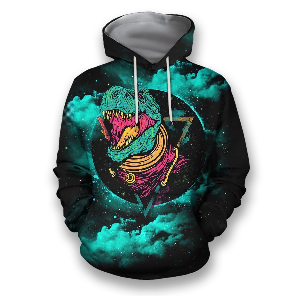 Awesome Hoodie Dinosaur In Galaxy for Men and Women HBC219