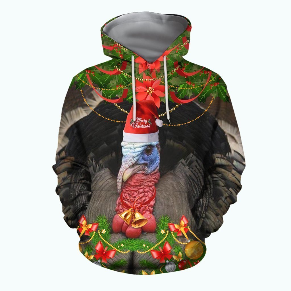 Awesome Hoodie Turkey Christmas for Men and Women HBC346