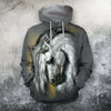 All Over Print White Horse