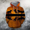 3D All Over Print  Animals Horse Hoodie