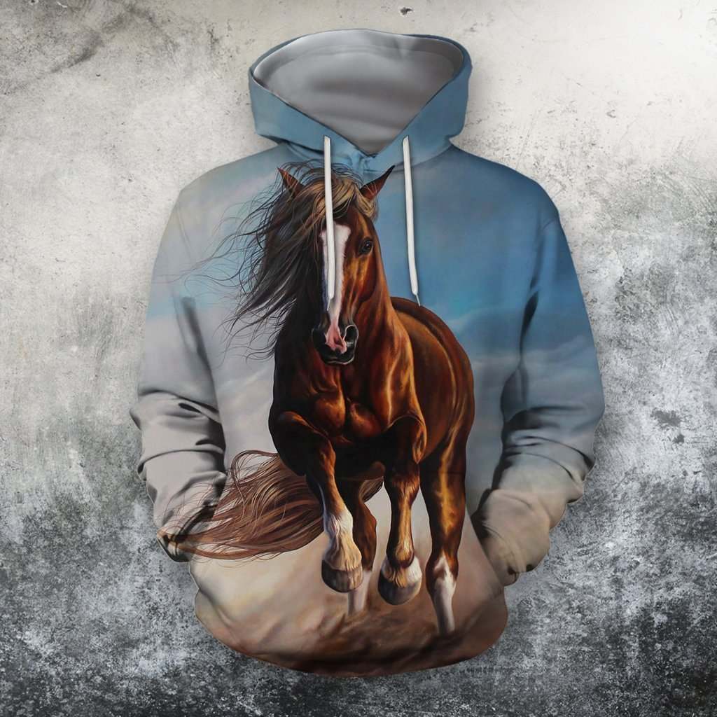 3D All Over Print Run Horse Pop Art for Men and Women NK