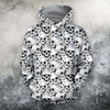 3D All Over Print Skullcap And Sakura  Shirts