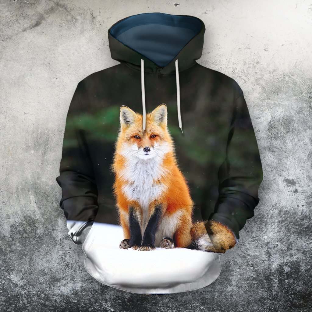 3D All Over Printed Fox Art Shirts and Shorts
