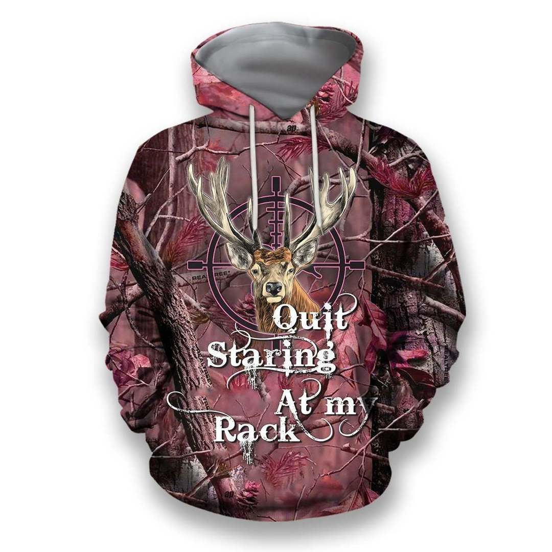 All Over Printed Camo Hoodie
