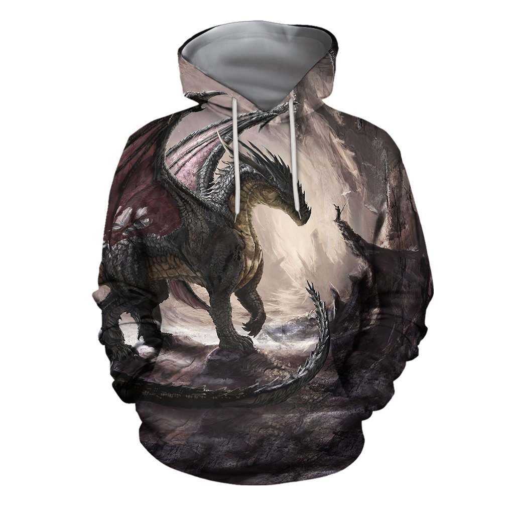 All Over Print Dragon Hoodie